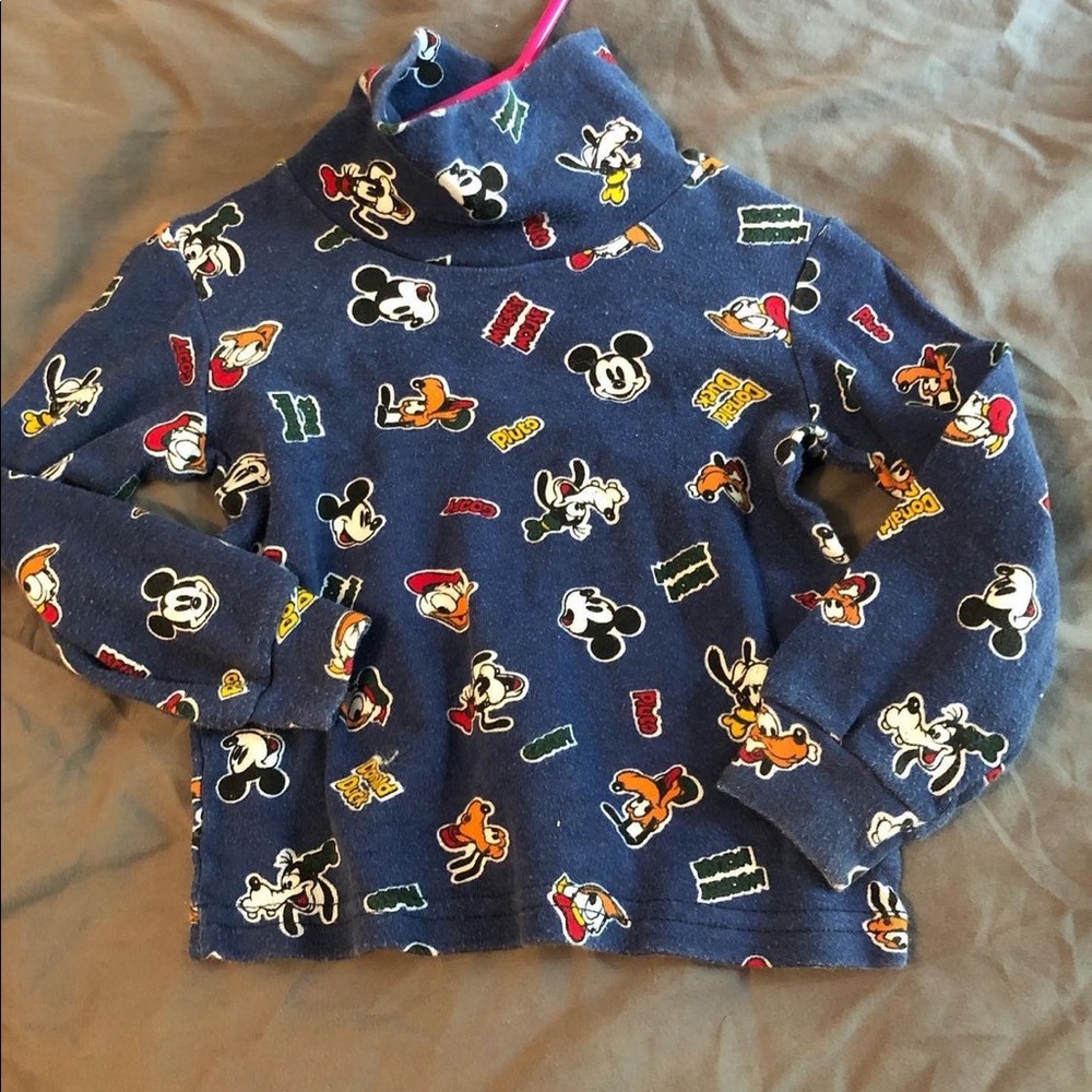 Vintage Mickey Mouse and friends turtleneck